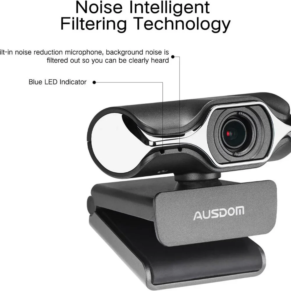 New AUSDOM Webcam 1080P Full HD
